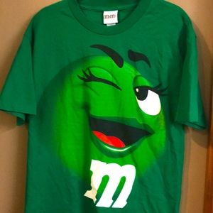 Green Girl M&M Short Sleeve shirt Large